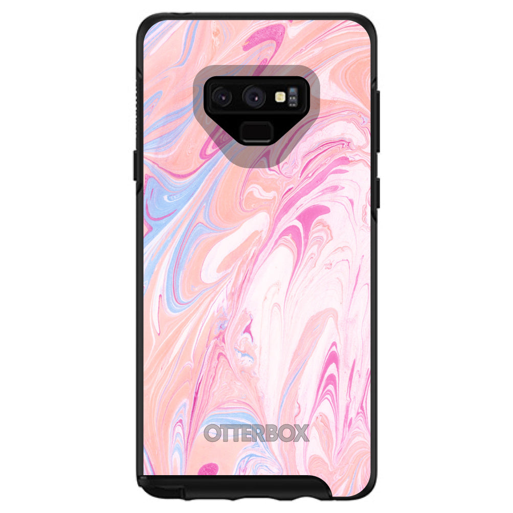 Pink Blue White Marble OtterBox Symmetry Case for iPhone & Galaxy, view 13