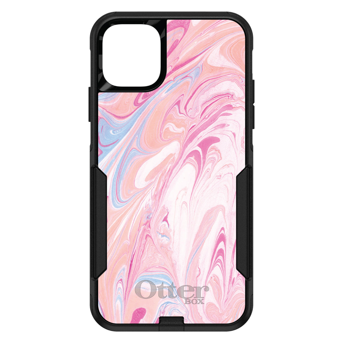 Pink Blue White Marble OtterBox Commuter Case for iPhone & Galaxy, view 2