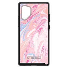 DistinctInk™ OtterBox Symmetry Series Case for Apple iPhone / Samsung Galaxy / Google Pixel - Pink Blue White Marble