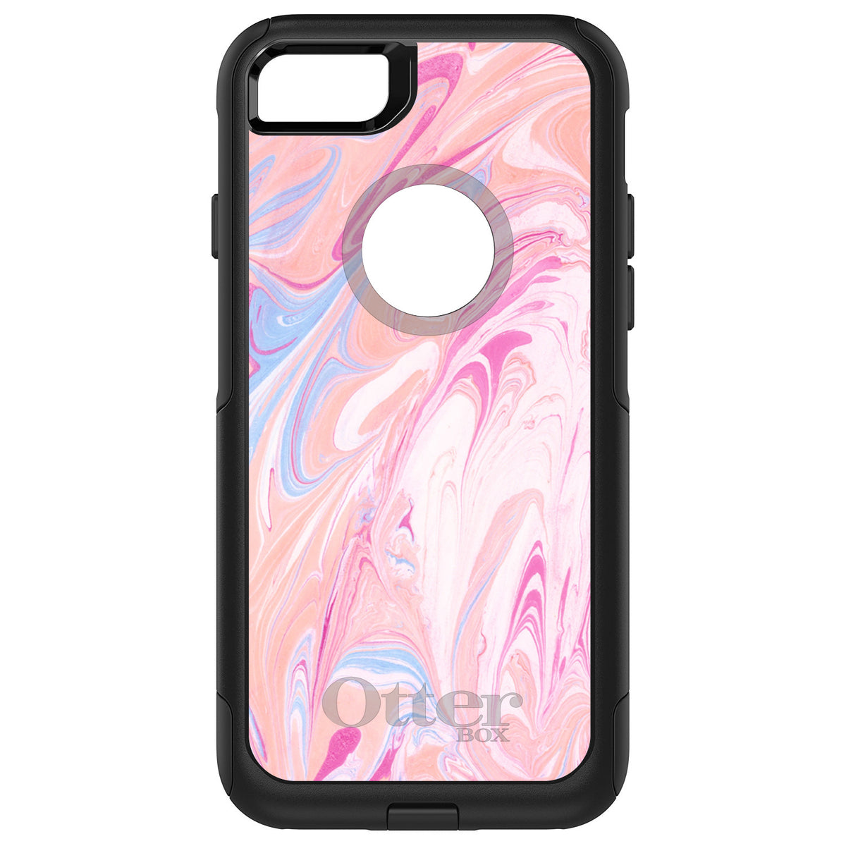 Pink Blue White Marble OtterBox Commuter Case for iPhone & Galaxy