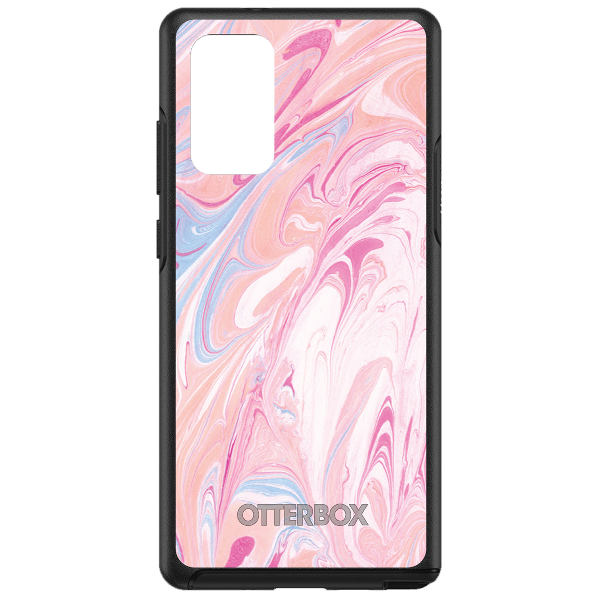 Pink Blue White Marble OtterBox Symmetry Case for iPhone & Galaxy, view 10