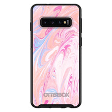 DistinctInk™ OtterBox Symmetry Series Case for Apple iPhone / Samsung Galaxy / Google Pixel - Pink Blue White Marble