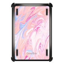 DistinctInk™ OtterBox Defender Series Case for Apple iPad / iPad Pro / iPad Air / iPad Mini - Pink Blue White Marble