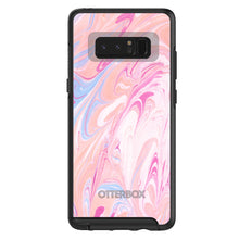 DistinctInk™ OtterBox Symmetry Series Case for Apple iPhone / Samsung Galaxy / Google Pixel - Pink Blue White Marble