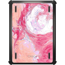 DistinctInk™ OtterBox Defender Series Case for Apple iPad / iPad Pro / iPad Air / iPad Mini - Hot Pink Blue White Marble
