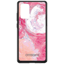 DistinctInk™ OtterBox Symmetry Series Case for Apple iPhone / Samsung Galaxy / Google Pixel - Hot Pink Blue White Marble