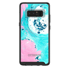 DistinctInk™ OtterBox Symmetry Series Case for Apple iPhone / Samsung Galaxy / Google Pixel - Blue Pink White Marble