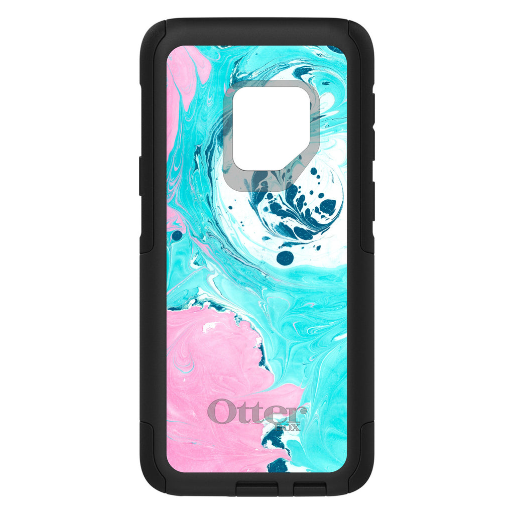 Blue Pink White Marble OtterBox Commuter Case for iPhone & Galaxy, view 9