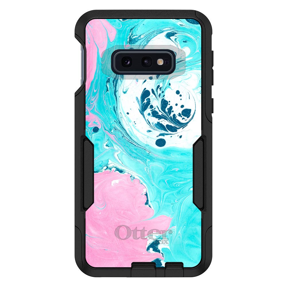 Blue Pink White Marble OtterBox Commuter Case for iPhone & Galaxy, view 8