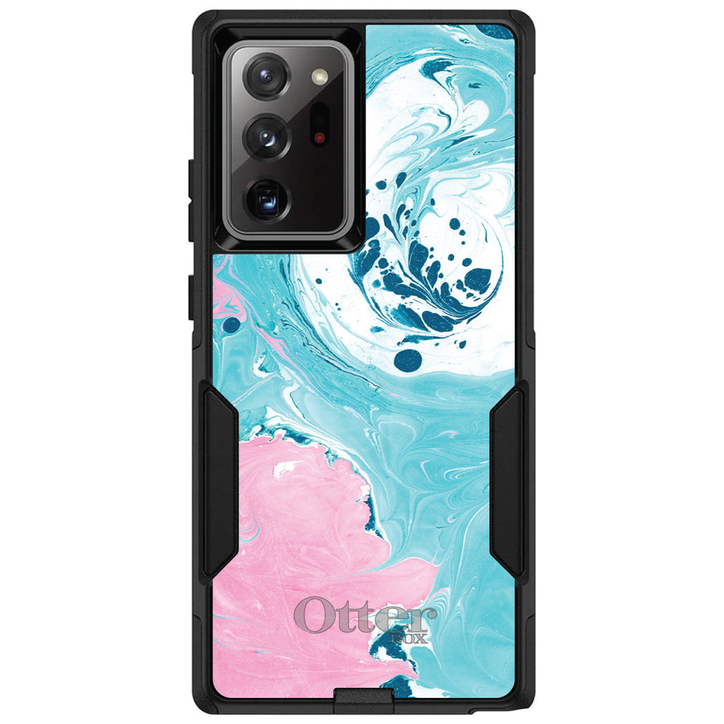 Blue Pink White Marble OtterBox Commuter Case for iPhone & Galaxy, view 12