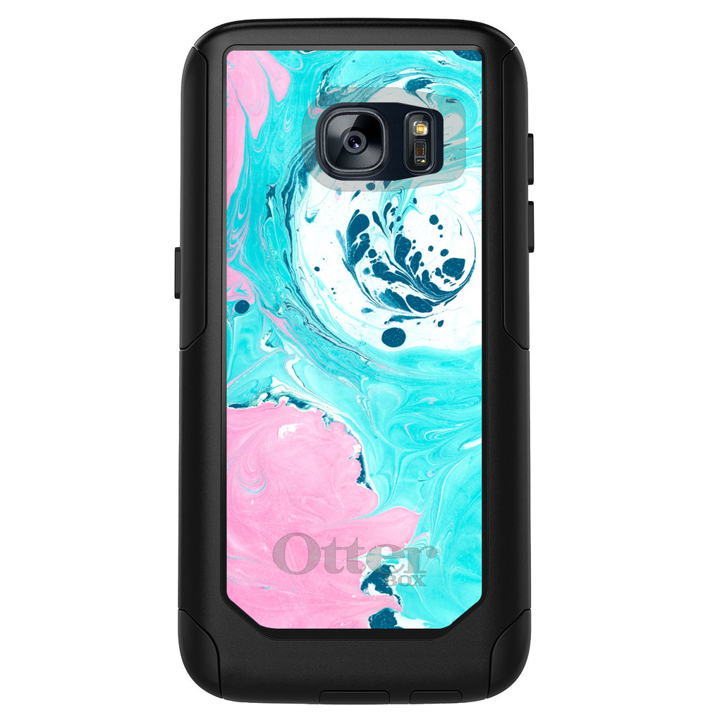 Blue Pink White Marble OtterBox Commuter Case for iPhone & Galaxy, view 11