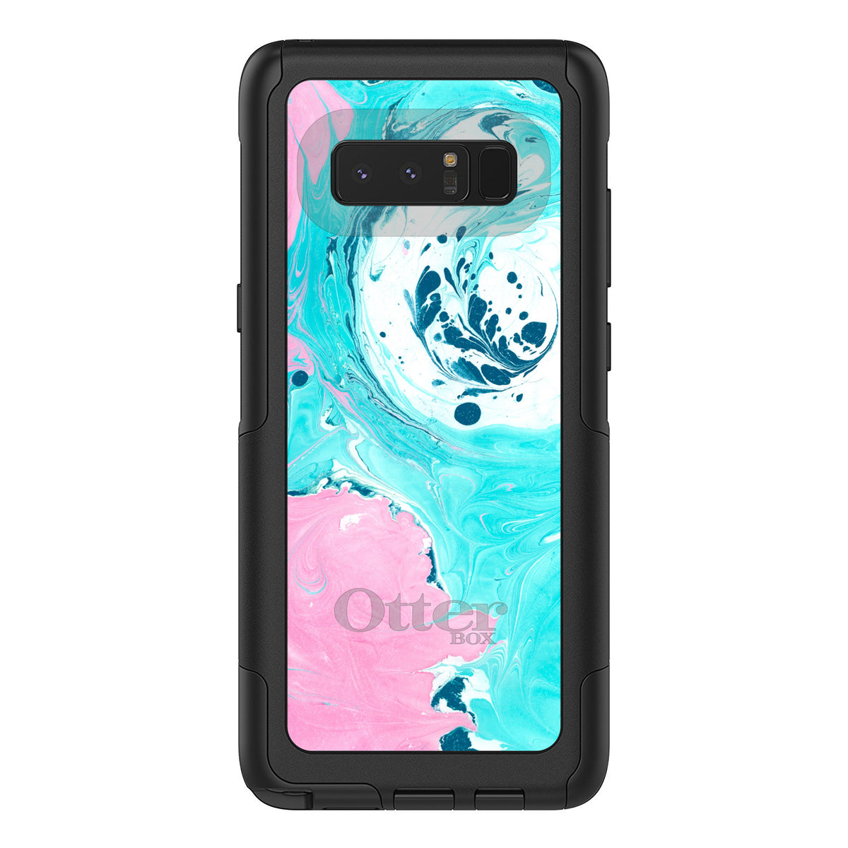 Blue Pink White Marble OtterBox Commuter Case for iPhone & Galaxy, view 16