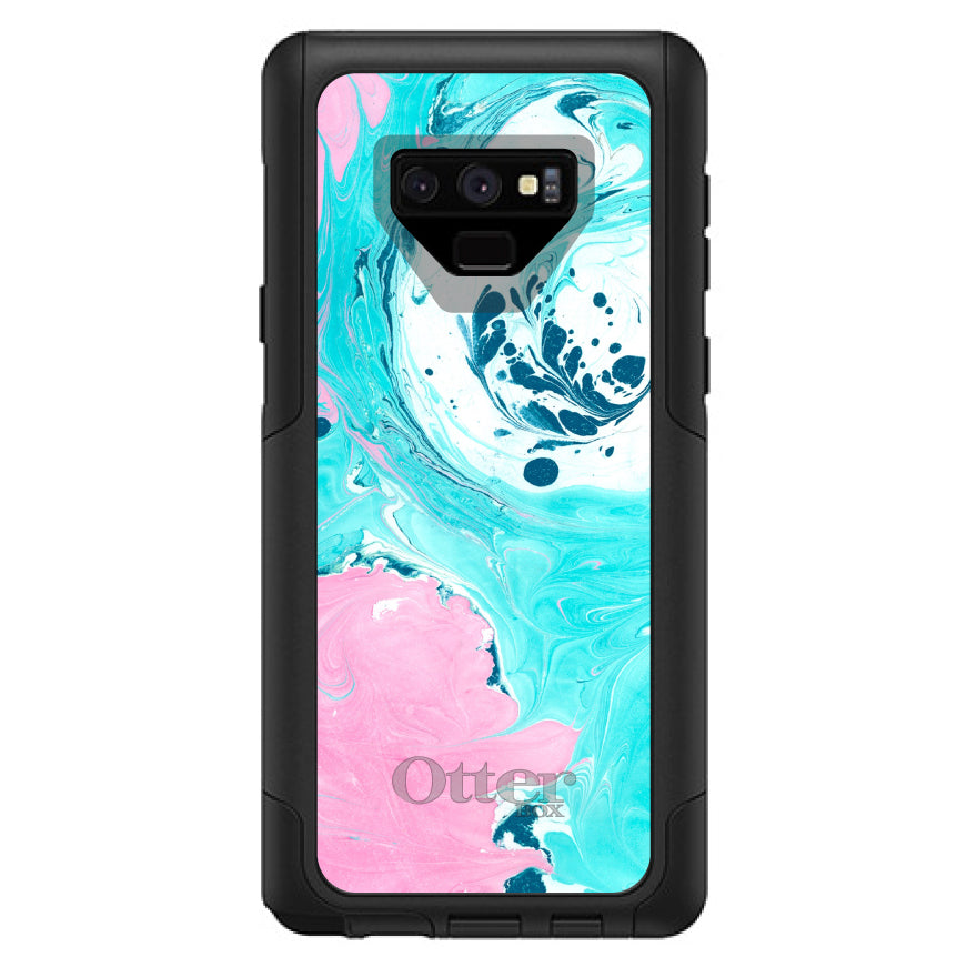 Blue Pink White Marble OtterBox Commuter Case for iPhone & Galaxy, view 15
