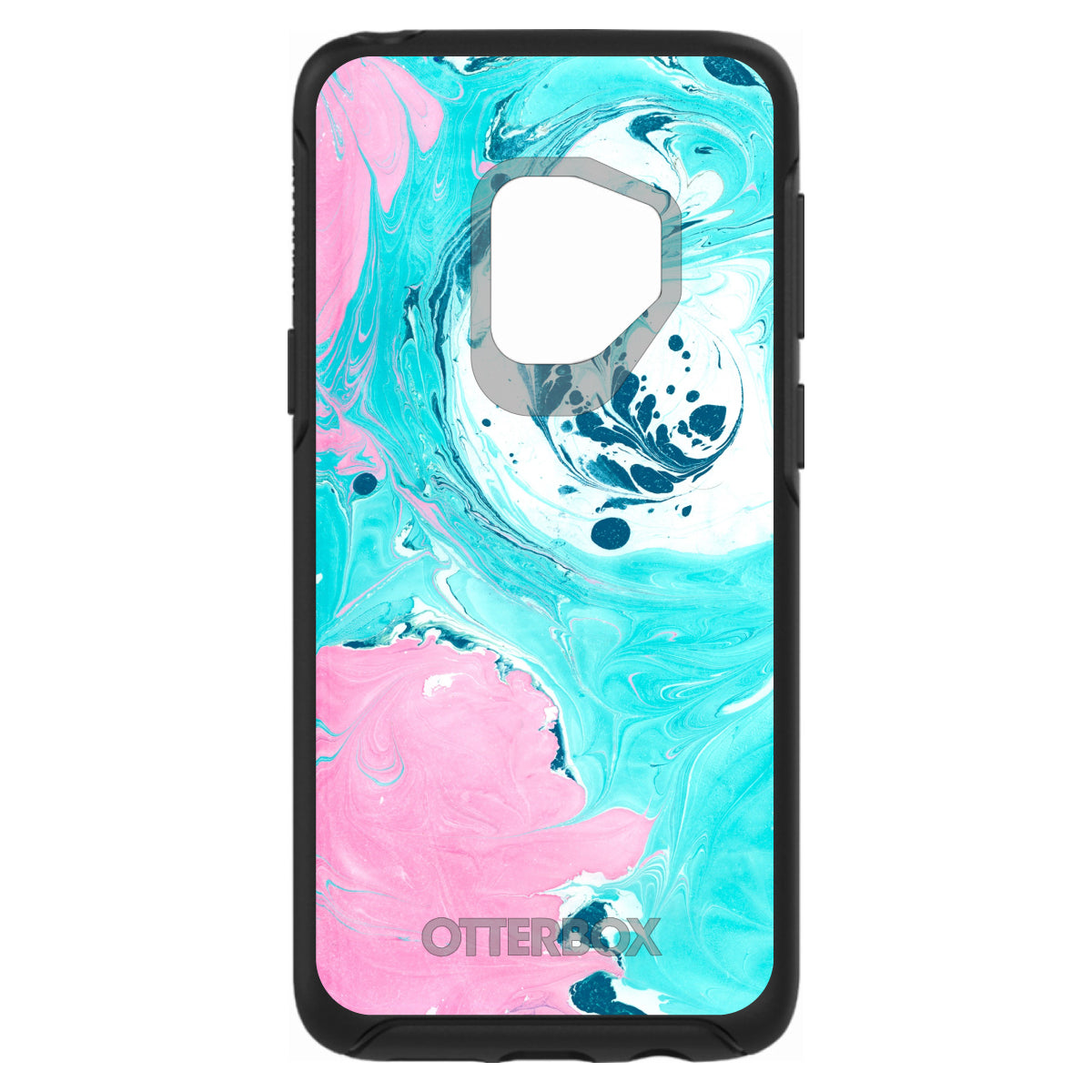 Blue Pink White Marble OtterBox Symmetry Case for iPhone & Galaxy, view 8