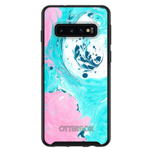 DistinctInk™ OtterBox Symmetry Series Case for Apple iPhone / Samsung Galaxy / Google Pixel - Blue Pink White Marble