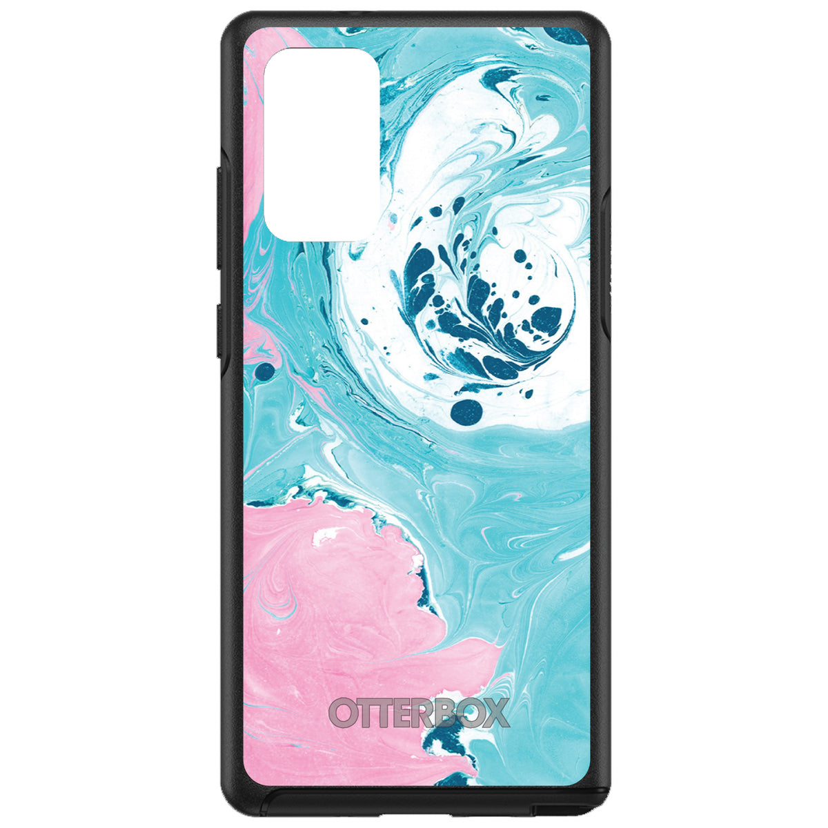 Blue Pink White Marble OtterBox Symmetry Case for iPhone & Galaxy, view 10