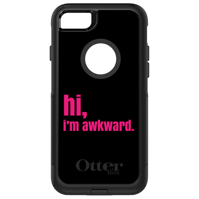 DistinctInk OtterBox Commuter Series Case for Apple iPhone or Samsung Galaxy - Black Hot Pink 