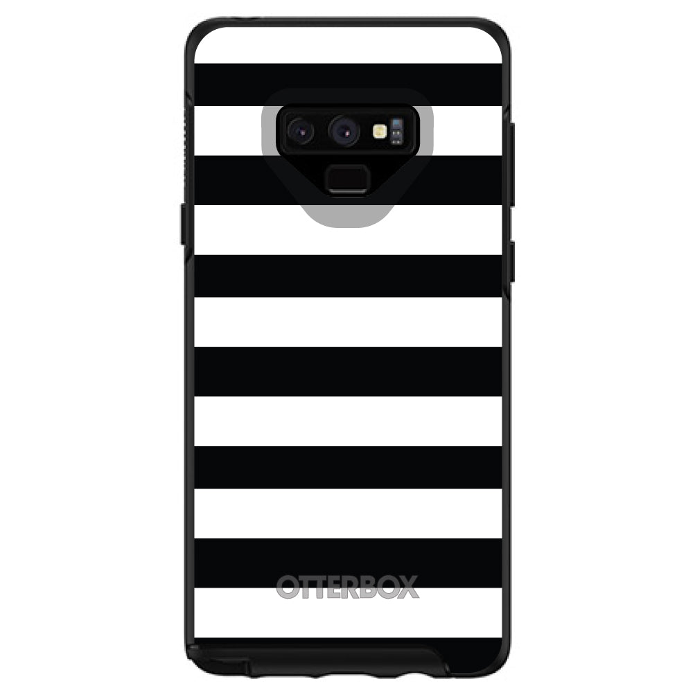 Black & White Bold Stripes OtterBox Symmetry Case for iPhone & Galaxy, view 13