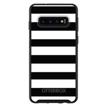 DistinctInk™ OtterBox Symmetry Series Case for Apple iPhone / Samsung Galaxy / Google Pixel - Black & White Bold Stripes