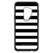 DistinctInk™ OtterBox Symmetry Series Case for Apple iPhone / Samsung Galaxy / Google Pixel - Black & White Bold Stripes