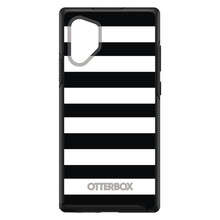 DistinctInk™ OtterBox Symmetry Series Case for Apple iPhone / Samsung Galaxy / Google Pixel - Black & White Bold Stripes