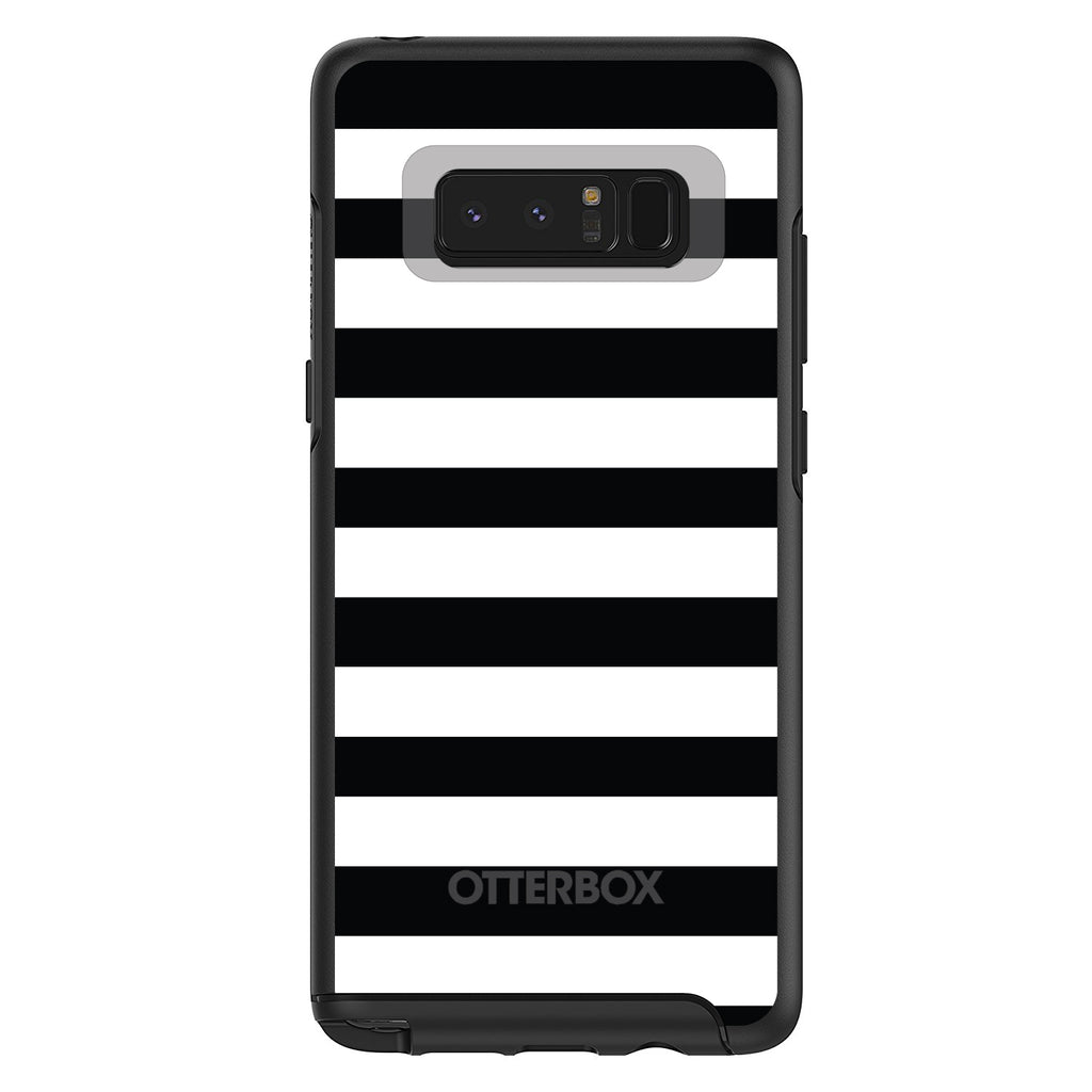 Black & White Bold Stripes OtterBox Symmetry Case for iPhone & Galaxy, view 14
