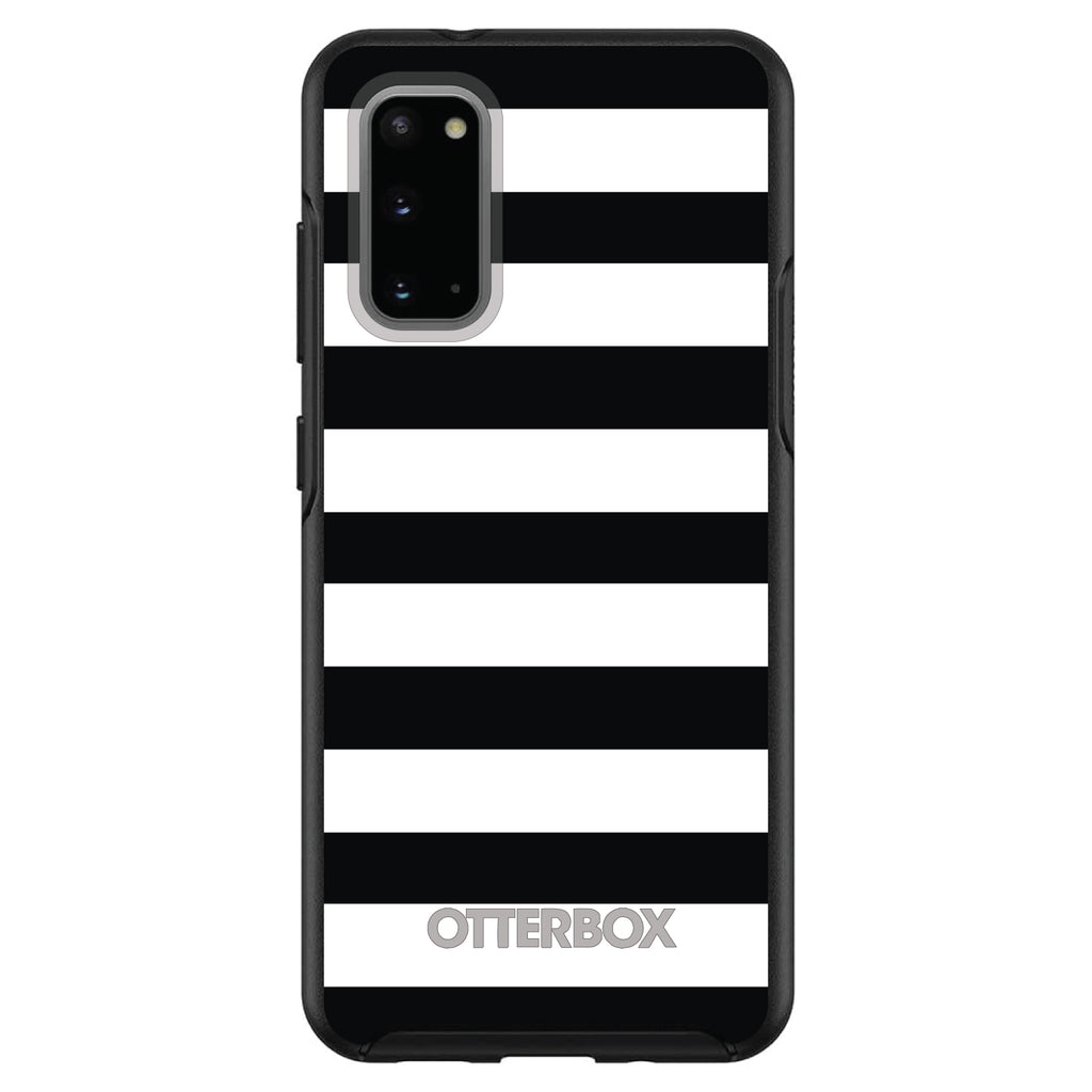 Black & White Bold Stripes OtterBox Symmetry Case for iPhone & Galaxy, view 5