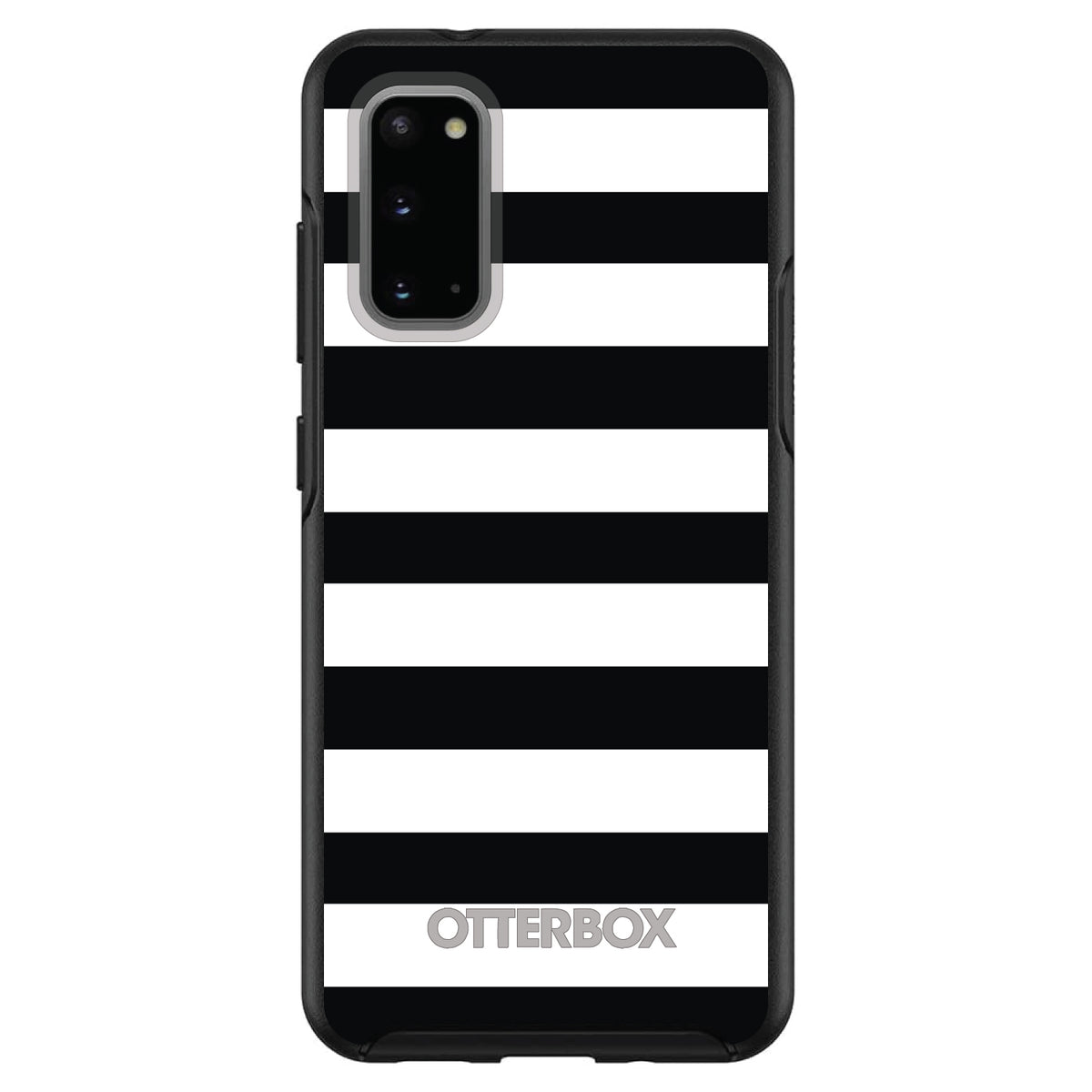 Black & White Bold Stripes OtterBox Symmetry Case for iPhone & Galaxy, view 5