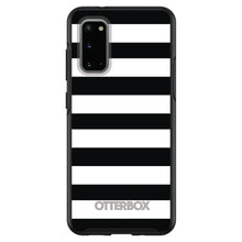DistinctInk™ OtterBox Symmetry Series Case for Apple iPhone / Samsung Galaxy / Google Pixel - Black & White Bold Stripes