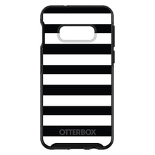DistinctInk™ OtterBox Symmetry Series Case for Apple iPhone / Samsung Galaxy / Google Pixel - Black & White Bold Stripes