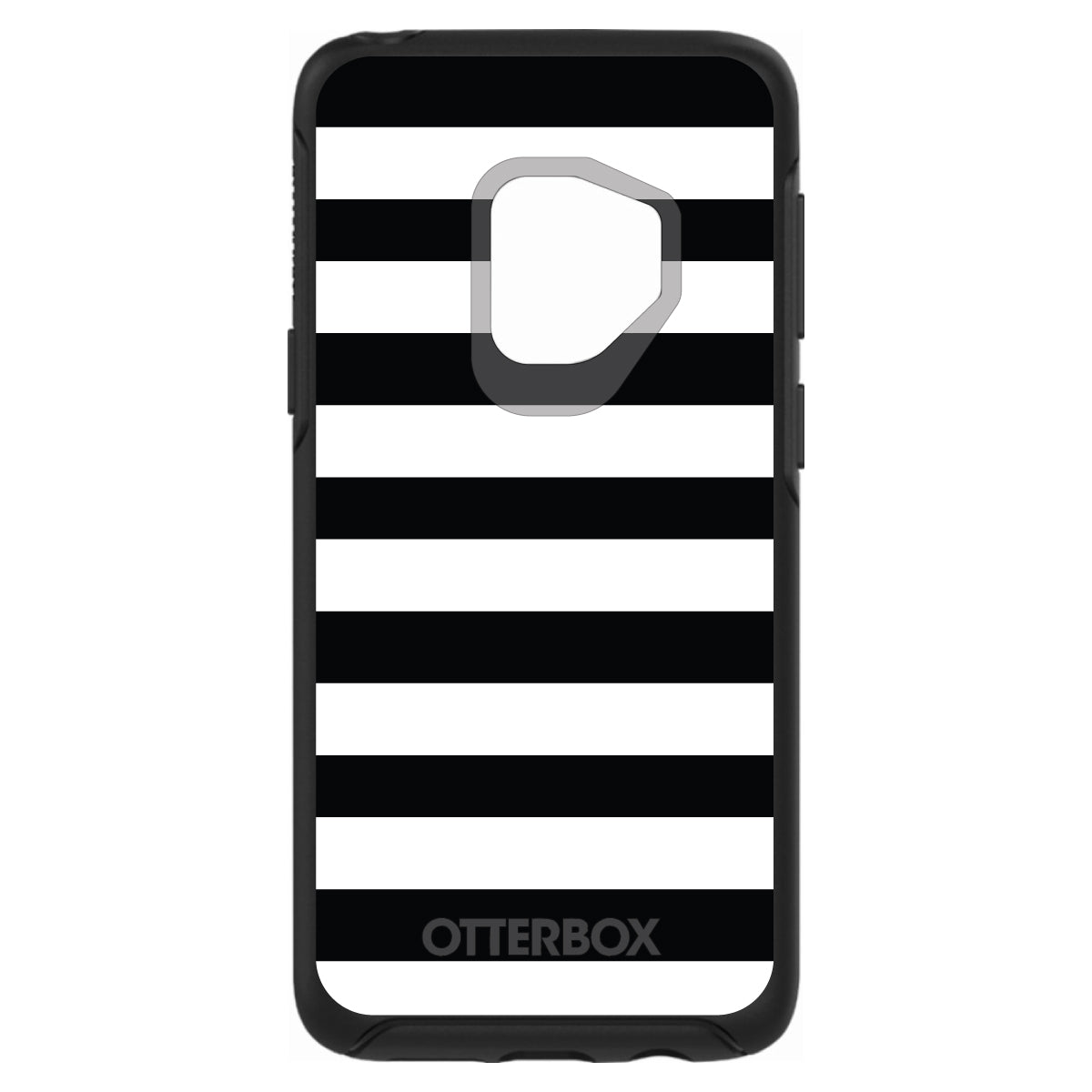 Black & White Bold Stripes OtterBox Symmetry Case for iPhone & Galaxy, view 8