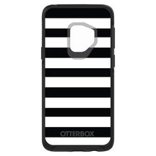 DistinctInk™ OtterBox Symmetry Series Case for Apple iPhone / Samsung Galaxy / Google Pixel - Black & White Bold Stripes