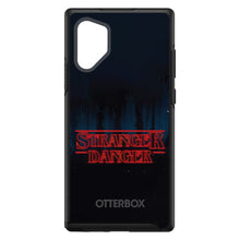 DistinctInk™ OtterBox Symmetry Series Case for Apple iPhone / Samsung Galaxy / Google Pixel - Red Forest "Stranger Danger"