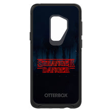 DistinctInk™ OtterBox Symmetry Series Case for Apple iPhone / Samsung Galaxy / Google Pixel - Red Forest "Stranger Danger"