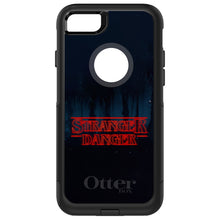 DistinctInk™ OtterBox Commuter Series Case for Apple iPhone or Samsung Galaxy - Red Forest "Stranger Danger"
