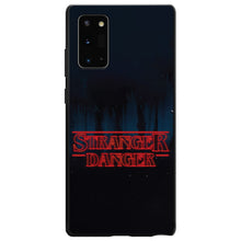 DistinctInk® Hard Plastic Snap-On Case for Apple iPhone or Samsung Galaxy - Red Forest "Stranger Danger"