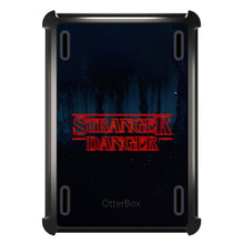 DistinctInk™ OtterBox Defender Series Case for Apple iPad / iPad Pro / iPad Air / iPad Mini - Red Forest "Stranger Danger"
