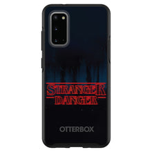 DistinctInk™ OtterBox Symmetry Series Case for Apple iPhone / Samsung Galaxy / Google Pixel - Red Forest "Stranger Danger"