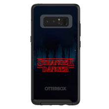 DistinctInk™ OtterBox Symmetry Series Case for Apple iPhone / Samsung Galaxy / Google Pixel - Red Forest "Stranger Danger"