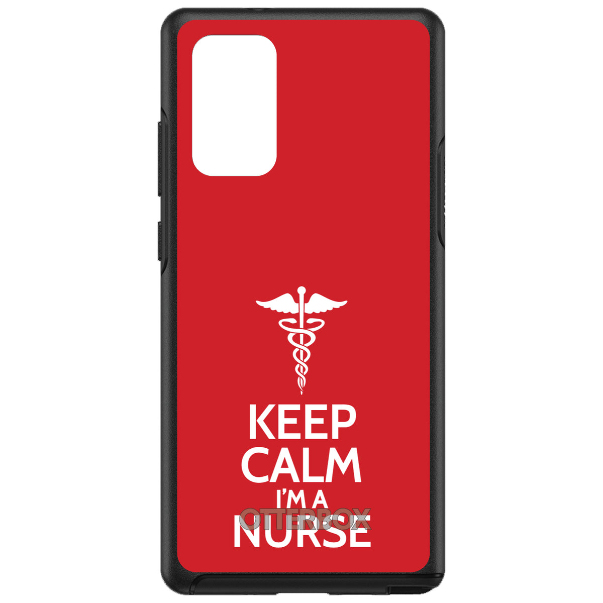 Red White Keep Calm I'm a Nurse OtterBox Symmetry Case for iPhone & Galaxy, view 10