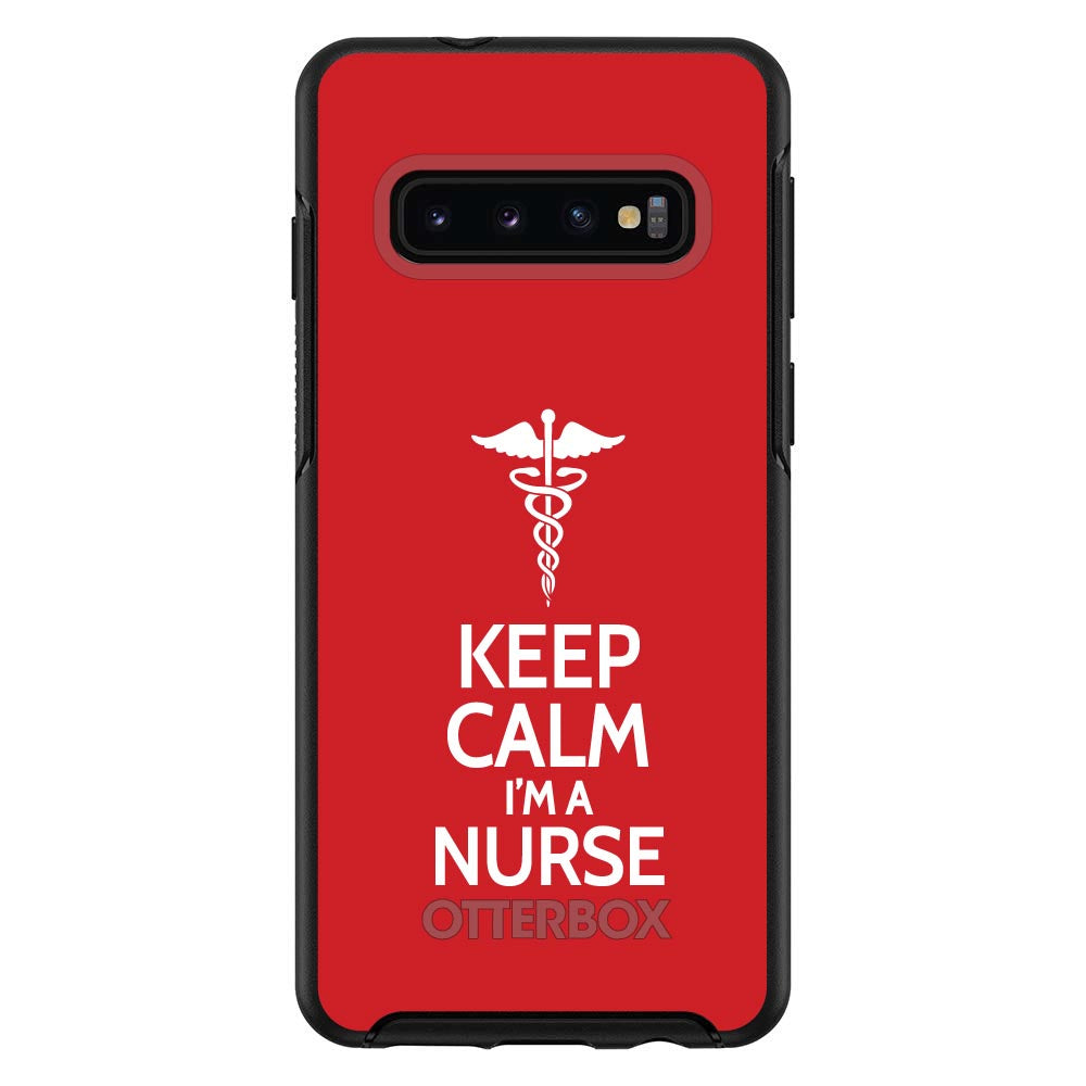 Red White Keep Calm I'm a Nurse OtterBox Symmetry Case for iPhone & Galaxy, view 6