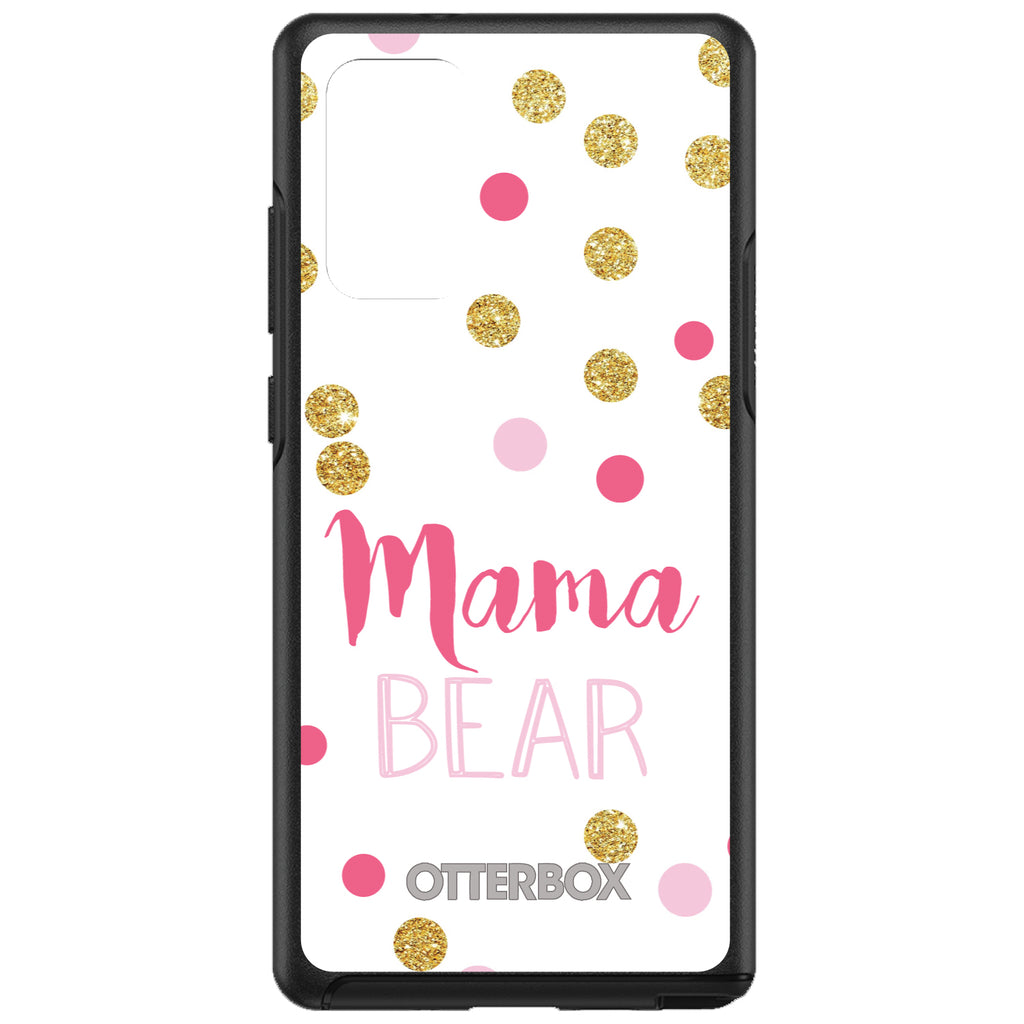 Pink White Gold Mama Bear OtterBox Symmetry Case for iPhone & Galaxy, view 10