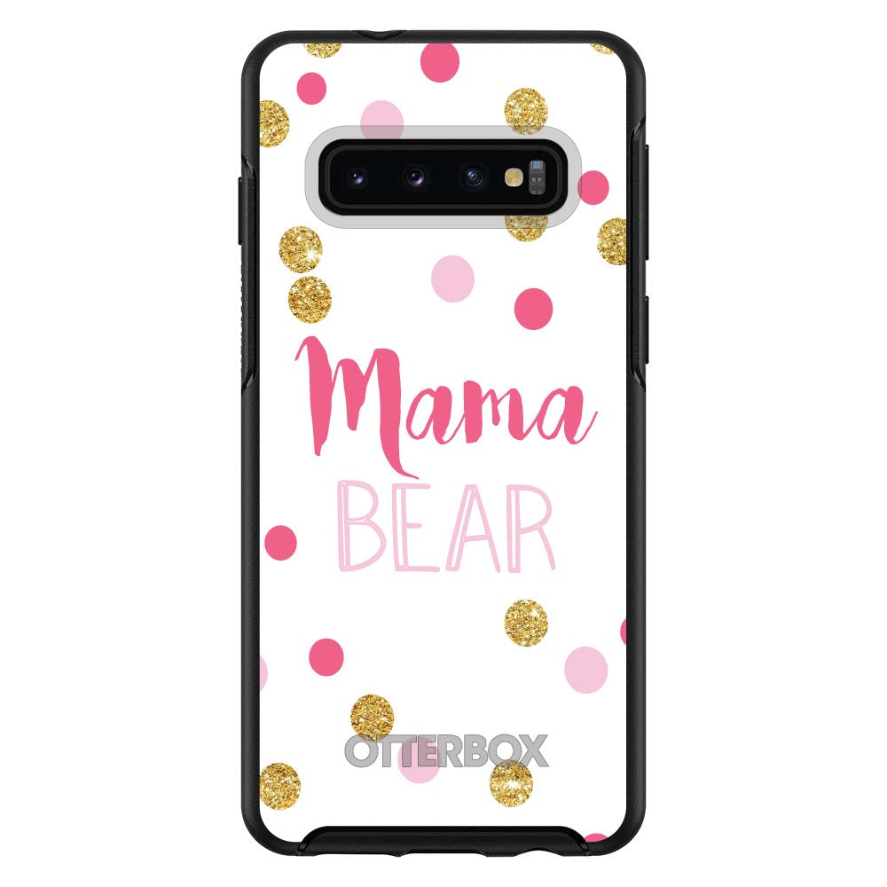 Pink White Gold Mama Bear OtterBox Symmetry Case for iPhone & Galaxy, view 6
