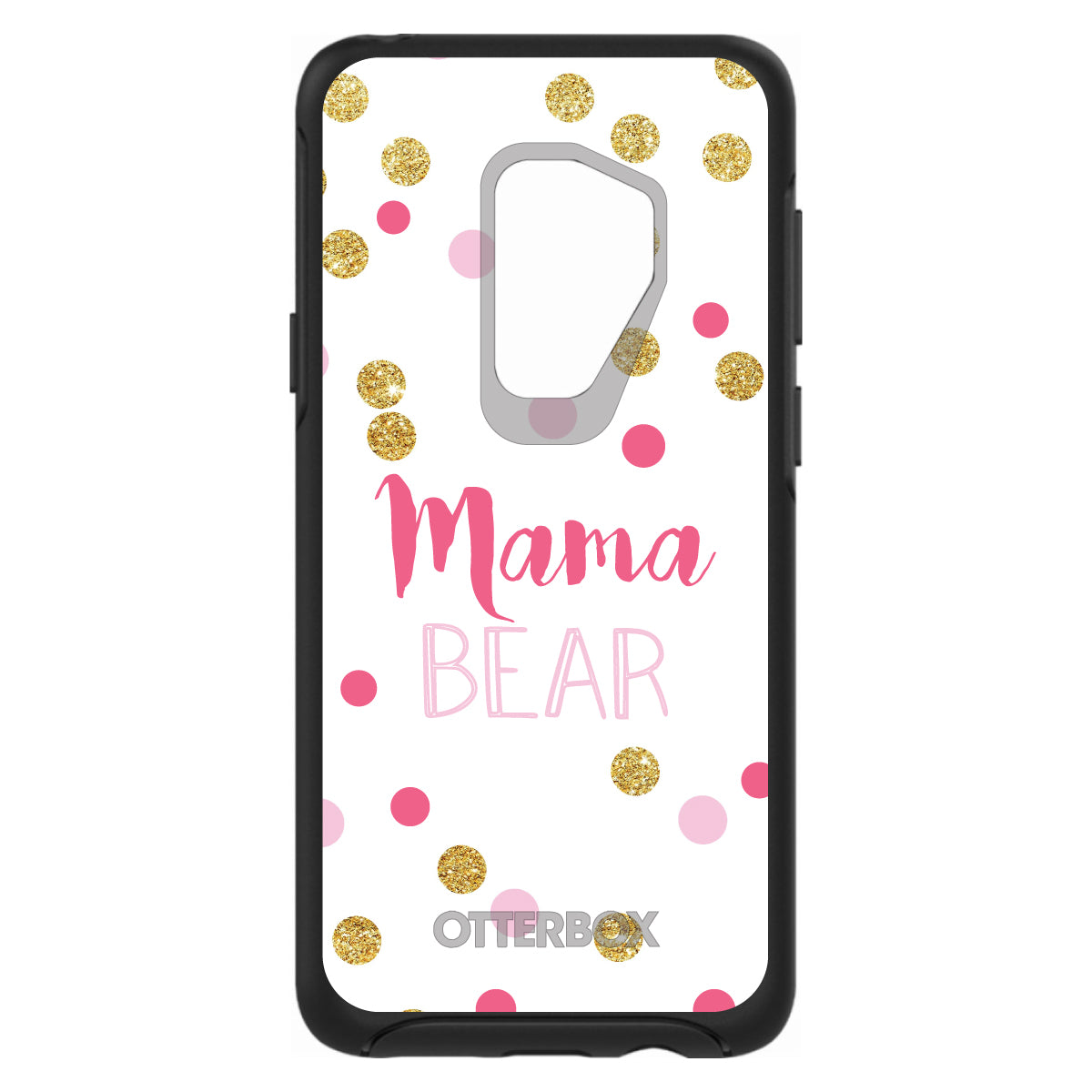 Pink White Gold Mama Bear OtterBox Symmetry Case for iPhone & Galaxy, view 9