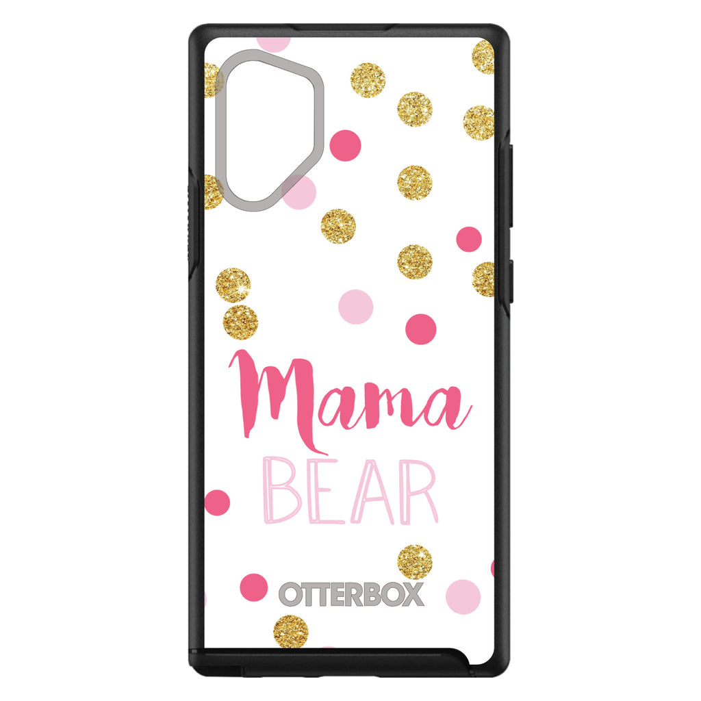 Pink White Gold Mama Bear OtterBox Symmetry Case for iPhone & Galaxy, view 11