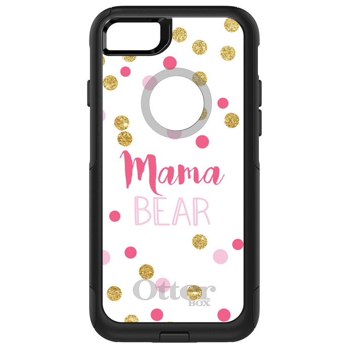DistinctInk OtterBox Commuter Series Case for Apple iPhone or Samsung Galaxy - Pink White Gold 