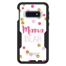 DistinctInk™ OtterBox Commuter Series Case for Apple iPhone or Samsung Galaxy - Pink White Gold "Mama Bear"