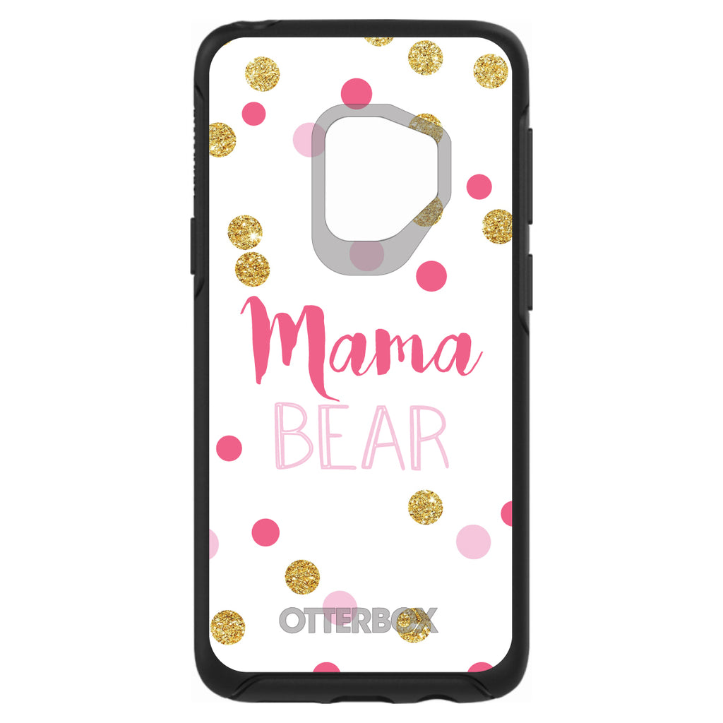 Pink White Gold Mama Bear OtterBox Symmetry Case for iPhone & Galaxy, view 8