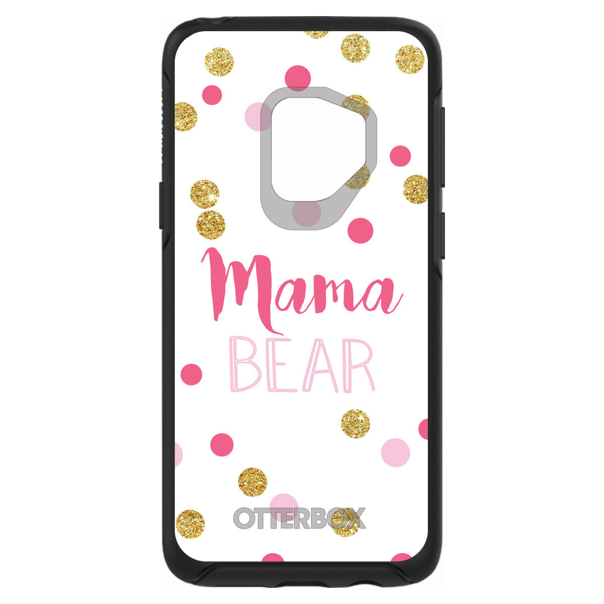 Pink White Gold Mama Bear OtterBox Symmetry Case for iPhone & Galaxy, view 8