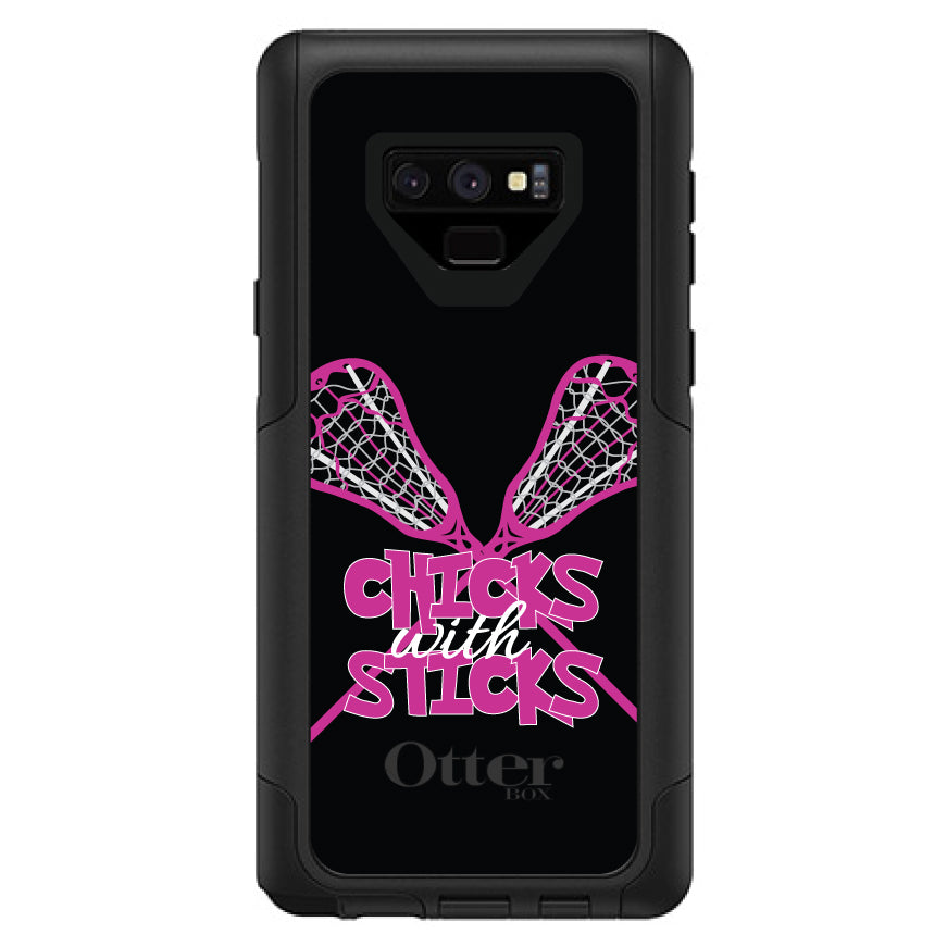 Hot Pink Lacrosse, Chicks with Sticks OtterBox Commuter Case for iPhone & Galaxy, view 15